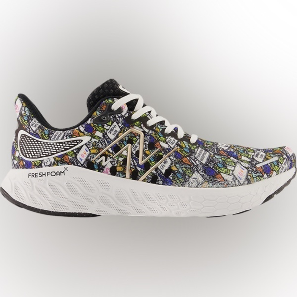 New Balance Fresh Foam X 1080 V12 Love Print men size 13 women size 14.5